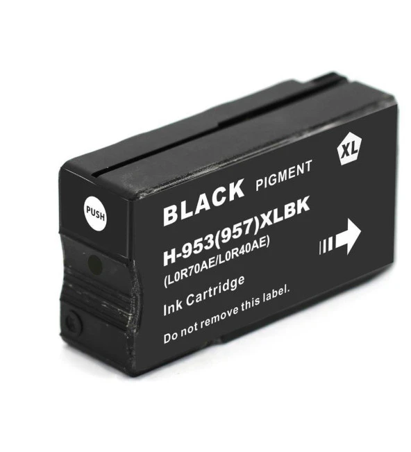 HP Uyumlu 953XL (L0S70AE) Siyah Muadil Kartuş
