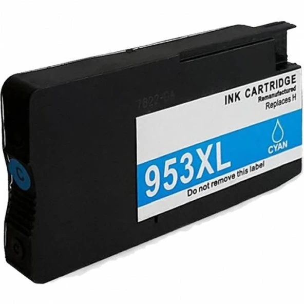HP UYUMLU 953XL (F6U16AE) Mavi Muadil Kartuş