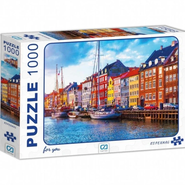 Ca Puzzle 1000 Parça Kopenhag 7012