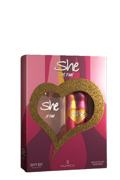 SHE Fun Kadın Parfüm Seti 50 ml EDT + 150 ml Deodorant