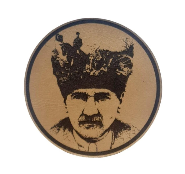 ATATÜRK - Deri Peç - Arma - Leather Patch ürün görseli