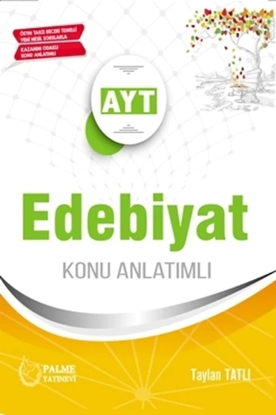 Palme Yayıncılık AYT Edebiyat Konu Anlatımlı