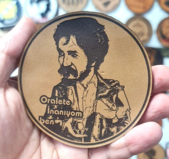 Oralete İnanıyorum Ben - Deri Peç - Arma - Leather Patch - Resim 2