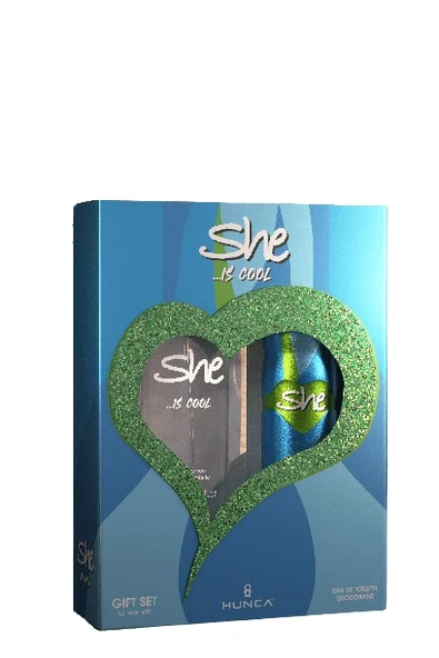SHE Cool Kadın Parfüm Seti 50 ml EDT + 150 ml Deodorant