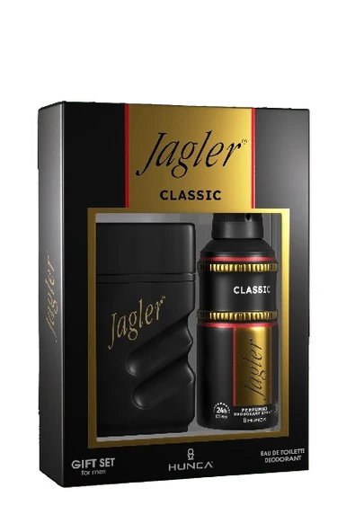 JAGLER Classic Erkek Parfüm Seti 90 ml EDT + 150 ml Deodorant ürün görseli 1