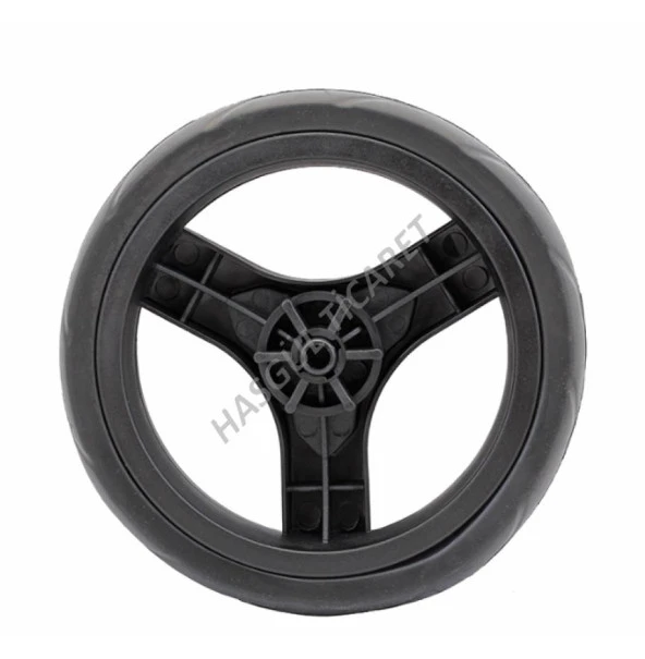 Hsgl Puset Bebek Pazar Arabası teker 7 inç 8mm TAKMATİK DT Eva PST104 - 3