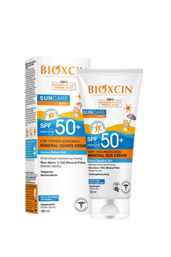 Bioxcin Suncare Baby SPF50 Mineral Güneş Kremi 100ml