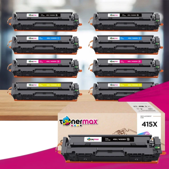 Hp 415X Muadil Toner Set 2'li Paket + 1 Siyah Hediye/ M455 / M480 / M454 / M478 / M479