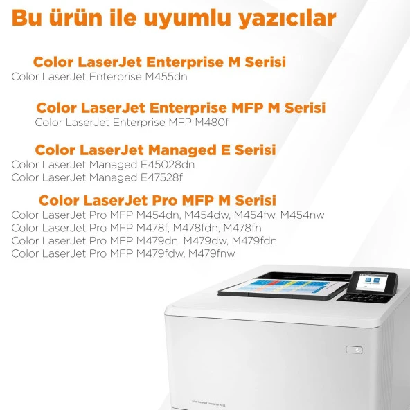 Hp 415X Muadil Toner Set 2'li Paket + 1 Siyah Hediye/ M455 / M480 / M454 / M478 / M479 - 3