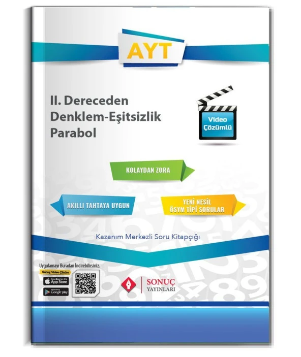 AYT 2. Dereceden Denklemler Eşitsizlik Parabol Sonuç Yayınları