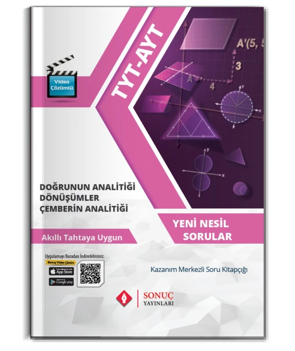 TYT AYT Doğrunun Analitiği Dönüşümler Çemberin Analitiği Sonuç Yayınları