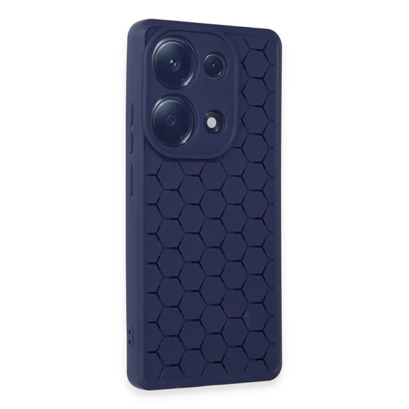 Gpack Xiaomi Poco M6 Pro Kılıf Bal Peteği Desenli Silikon ivy - 2