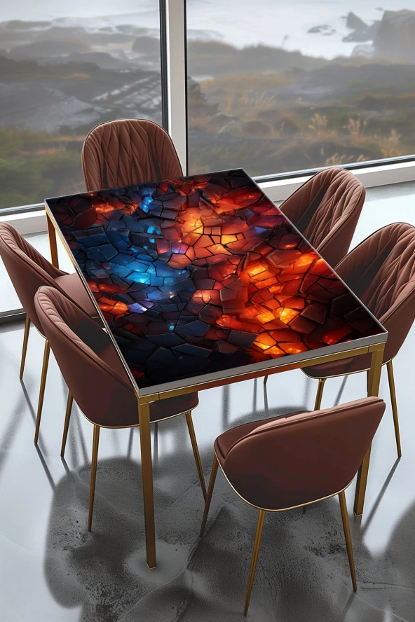 Masa Kaplama Folyosu Mobilya Masa Kaplama Folyo Soğuk Sıcak Lavlar ürün görseli