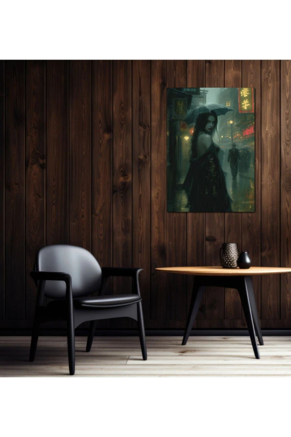 Eski Çağ Gotik Kadın Portresi Kanvas Tablo - Resim 3