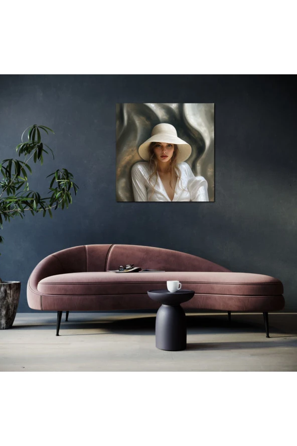 Renaissance Kadın Portresi Kanvas Tablo - Resim 3