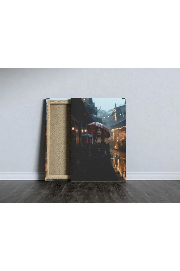 Rönesans Gotik Kadın Portresi Kanvas Tablo - Resim 5