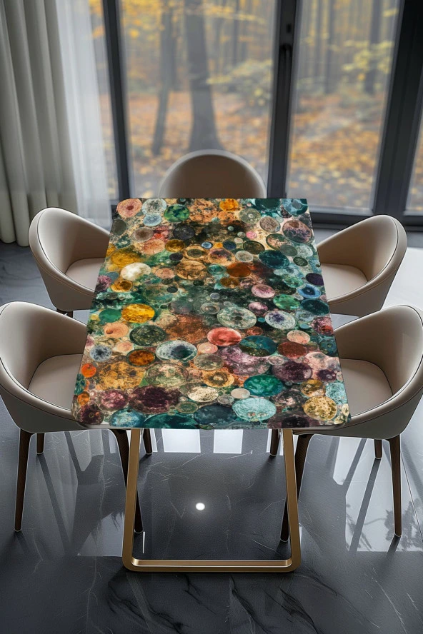 Masa Kaplama Folyosu Mobilya Masa Kaplama FolyolarıKüçük Baloncuklar Folyo - Resim 2