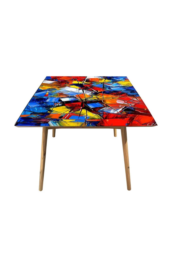 Masa Kaplama Folyosu Mobilya Masa Kaplama Folyoları Kristal Rengarenk Tasarım - Resim 3