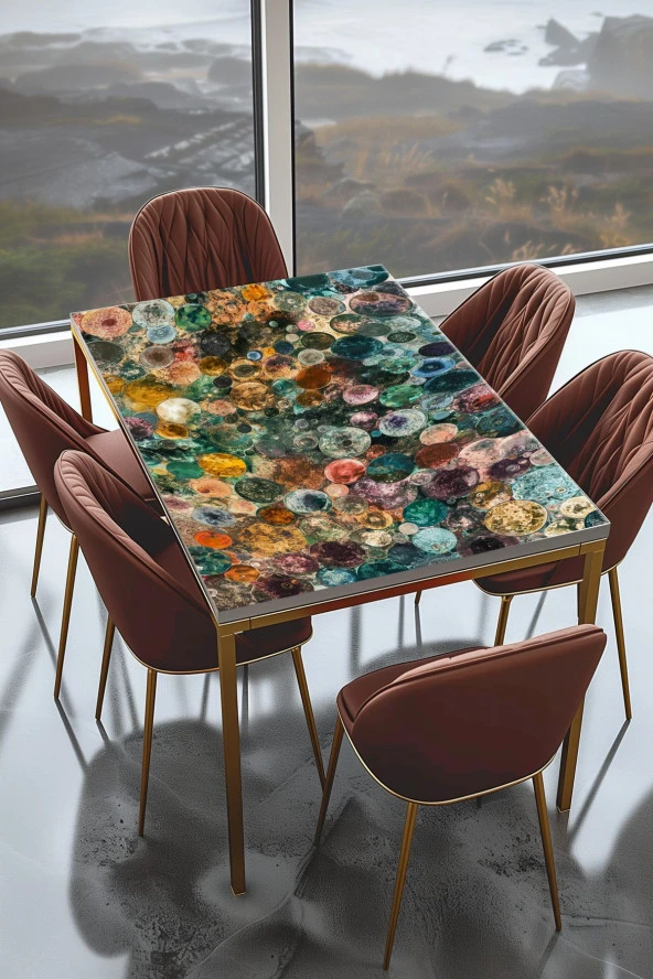 Masa Kaplama Folyosu Mobilya Masa Kaplama FolyolarıKüçük Baloncuklar Folyo ürün görseli