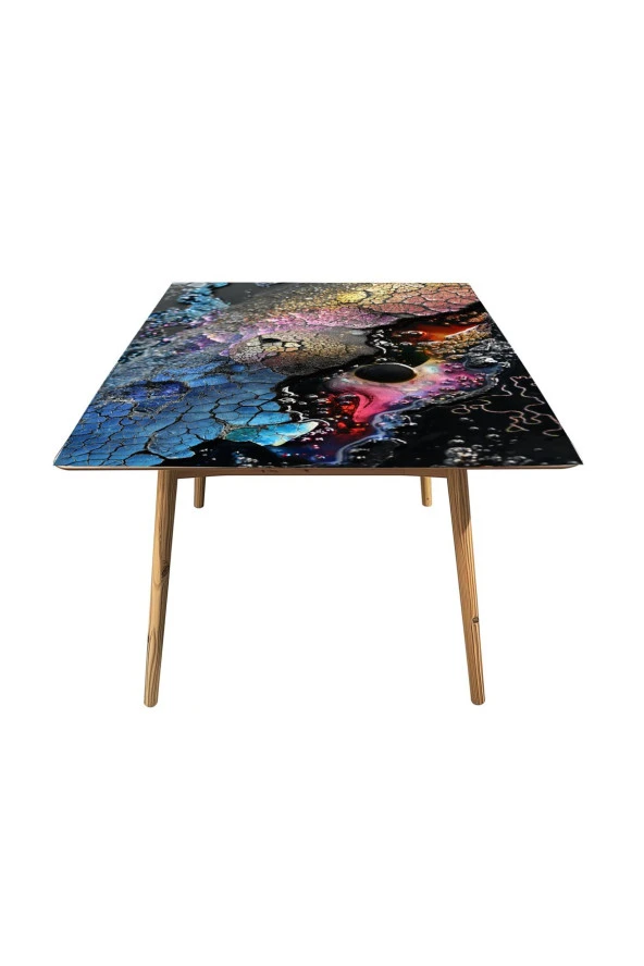 Masa Kaplama Folyosu Mobilya Masa Kaplama Folyoları Kabartma Görünümlü Karanlık Ton - Resim 3