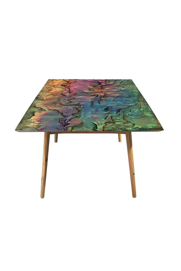 Masa Kaplama Folyosu Mobilya Masa Kaplama Folyoları Epoxy Şeklinde Renkli Folyo - Resim 3