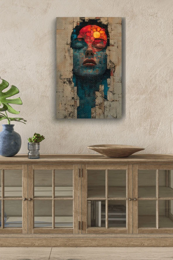 Modern Kadın Yağlı Kanvas Tablo - Resim 2