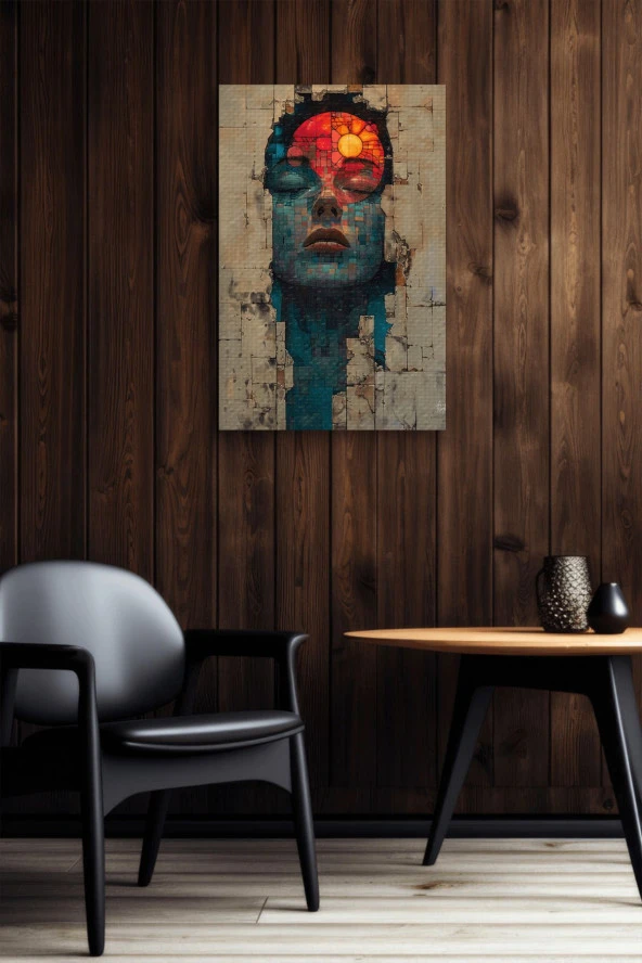 Modern Kadın Yağlı Kanvas Tablo - Resim 7