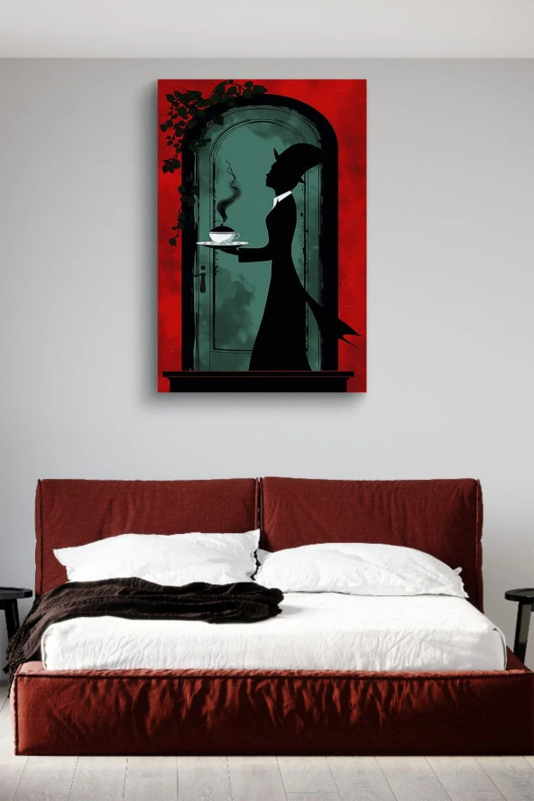 Modern Mutfak Sanatları Çizim Yağlı Kanvas Tablo - Resim 3