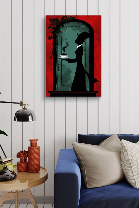 Modern Mutfak Sanatları Çizim Yağlı Kanvas Tablo - Resim 4