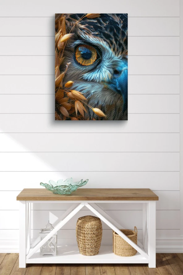 Tekli Kartal Gözü Yağlı Kanvas Tablo - Resim 2