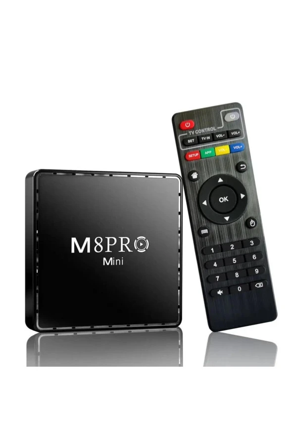 M8 PRO Mini 2.4G 10K ultra HD 64 GB TV BOX Android TV GAME BOX android 12.1 TV  2 Adet Oyun Konsolu