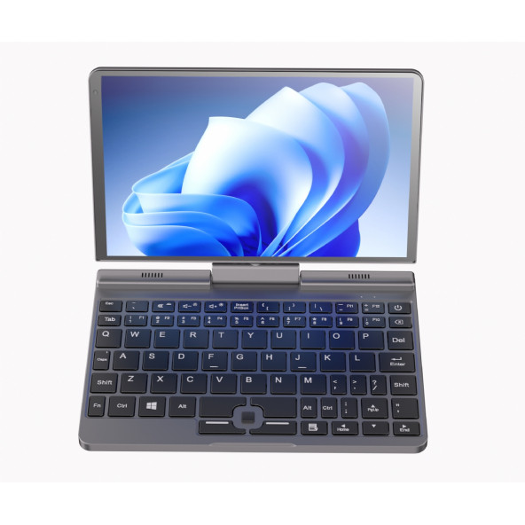 Minibook Katlanabilir Ekranlı Çift Fonksiyon Kullanabilir Mini Laptop - 2