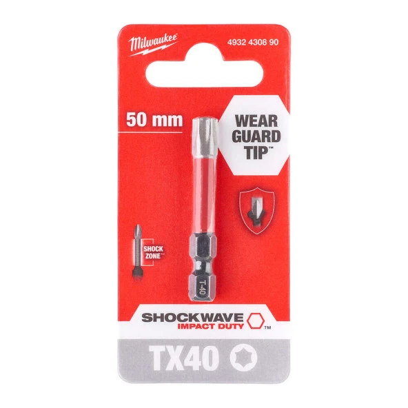 Milwaukee Bits Uç TX40 50 Mm 4932430890