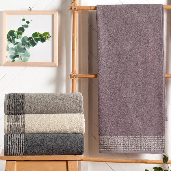 Schafer Home Line 50x90 Armürlü Havlu 1 Parça-Lavanta