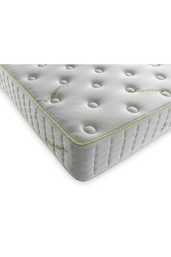 kuponsart 50X110 Kupons Aloe Vera Lüx Ortopedik Yaylı Bebek Yatak - 3