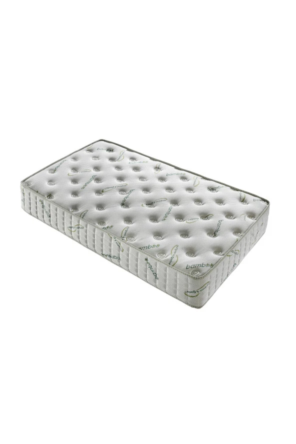 kuponsart 80X140 Kupons Bamboo Lüx Full Ortopedik Yaylı Bebek Yatak