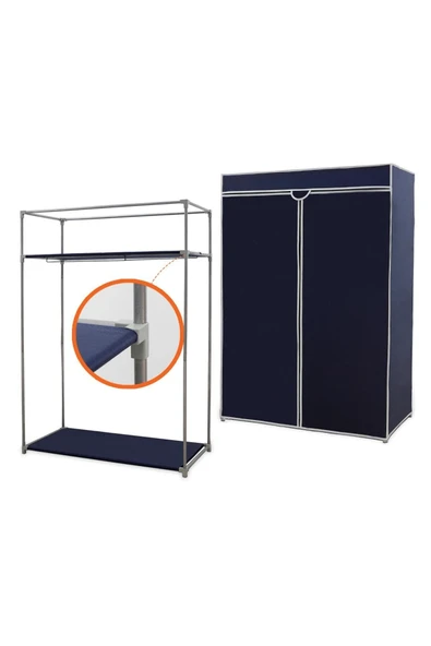 Prado Basic  Çelik Profilli Portatif Bez Dolap GRİ - 4