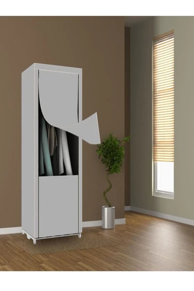 Slim Fit Varyant Çelik Profilli Bez Dolap - 3