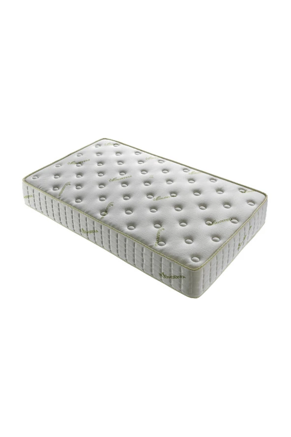 kuponsart 75X180 Kupons Aloe Vera Lüx Ortopedik Yaylı Bebek Yatak