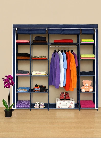 Prado Stark Xtra Çift Yandan Raflı Çelik Profilli Bez Dolap - 2