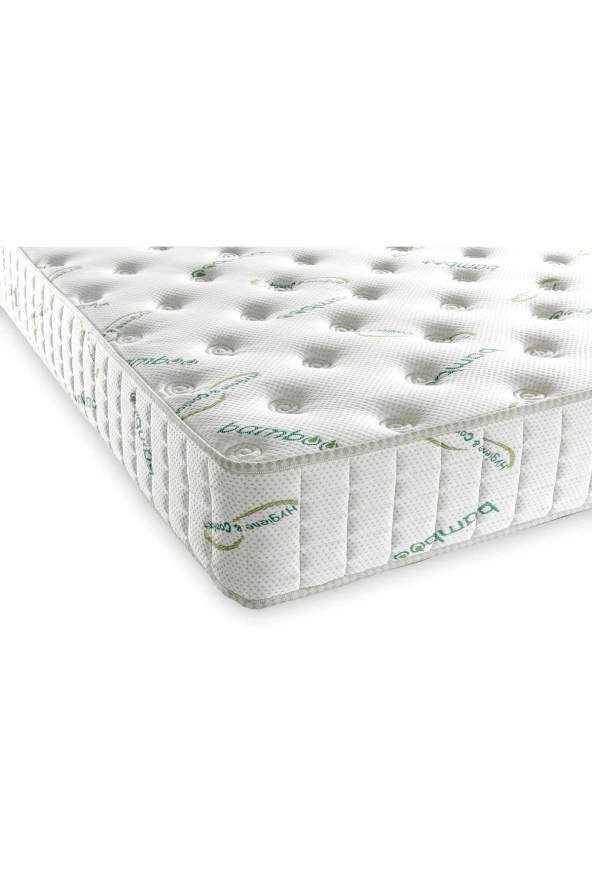 kuponsart 90X180  Kupons Bamboo Lüx Ortopedik Yaylı Bebek Yatak - Resim 2