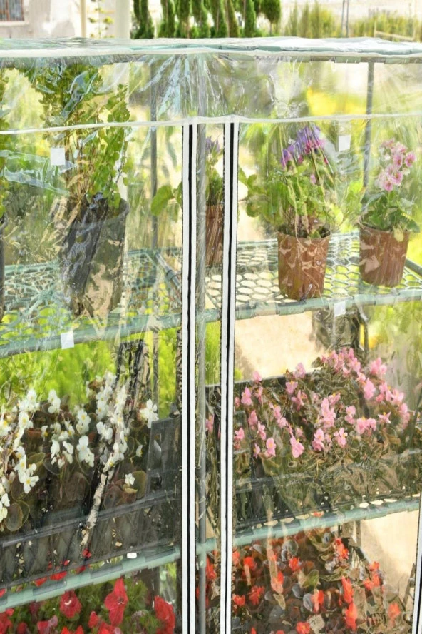 Prado 2 Bölmeli Portatif Balkon Bahçe Serası - 4