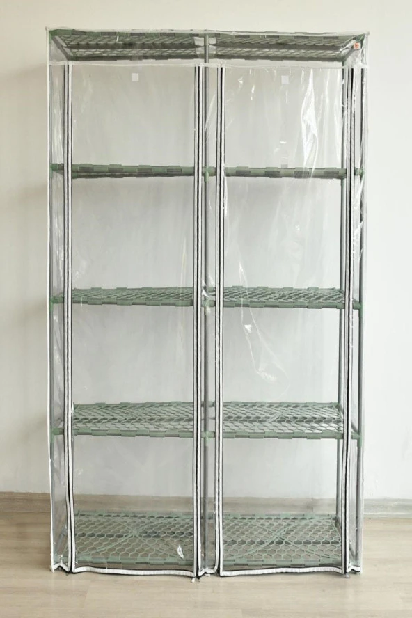 Prado 2 Bölmeli Portatif Balkon Bahçe Serası - 5