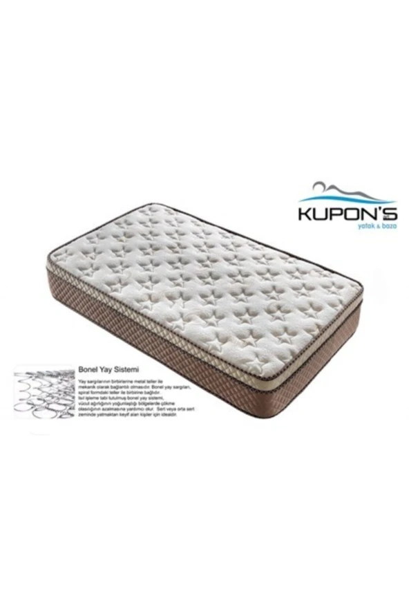 kuponsart 100X190 Kupons Comfort Pedli  Full Ortopedik  Yaylı Yatak - Resim 2