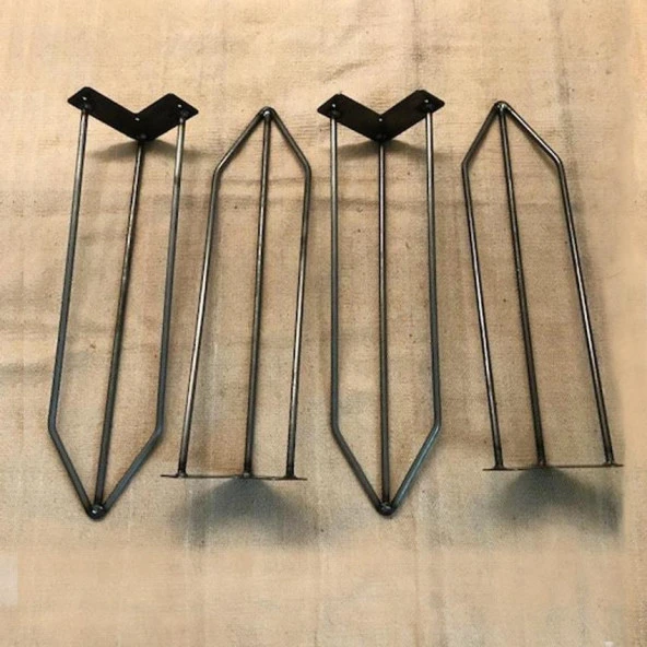 Metal Firkete Demir Masa ve Dresuar Ayağı 70 Cm