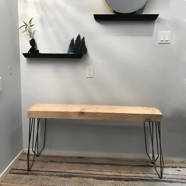 Metal Firkete Demir Masa ve Dresuar Ayağı 70 Cm - 2