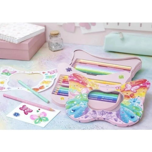 Faber-Castell Sparkle Boya Kalemi Kelebek Kutu 20'li - 3