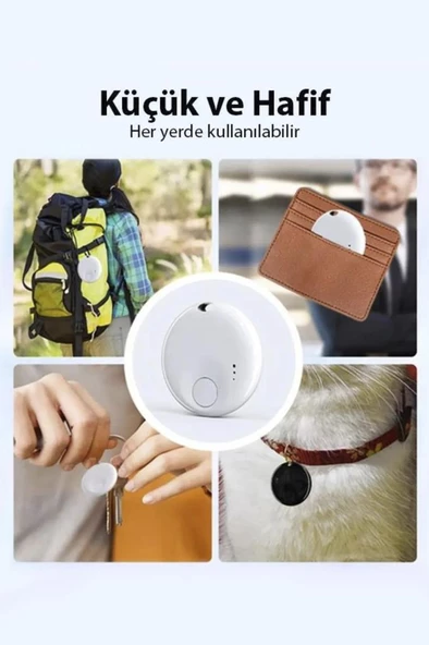 Torima Beyaz N Tag Takip Cihazı Apple My Find Uyumlu - 4