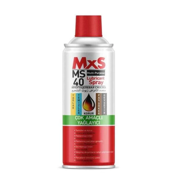MXS MS 40 GENEL AMAÇLI YAĞLAMA SPREYİ 400ML 700065 ürün görseli 1
