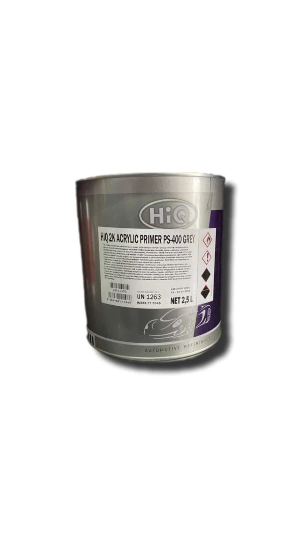 HİQ 2K PS400 AKRLİK ASTAR GL GRİ - Resim 2